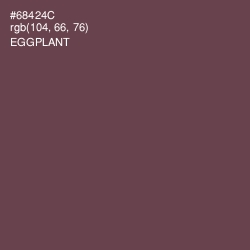 #68424C - Eggplant Color Image
