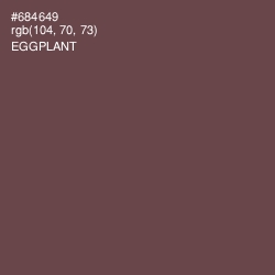 #684649 - Eggplant Color Image