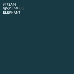 #173A44 - Elephant Color Image
