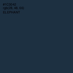 #1C3042 - Elephant Color Image