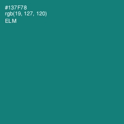 #137F78 - Elm Color Image