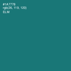 #1A7778 - Elm Color Image