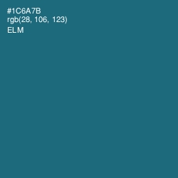 #1C6A7B - Elm Color Image