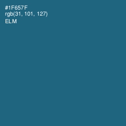 #1F657F - Elm Color Image