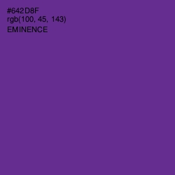 #642D8F - Eminence Color Image