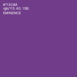 #713C8A - Eminence Color Image