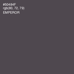 #50484F - Emperor Color Image