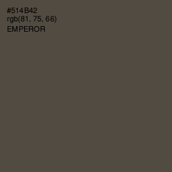 #514B42 - Emperor Color Image