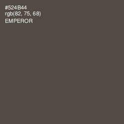 #524B44 - Emperor Color Image