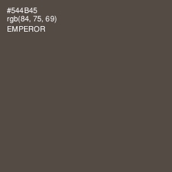 #544B45 - Emperor Color Image