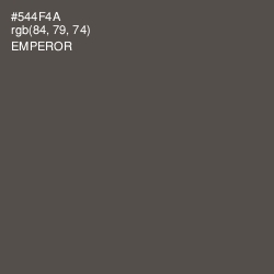 #544F4A - Emperor Color Image