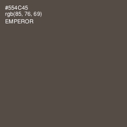 #554C45 - Emperor Color Image