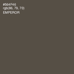 #564F46 - Emperor Color Image