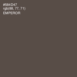 #584D47 - Emperor Color Image