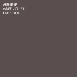 #5B4E4F - Emperor Color Image