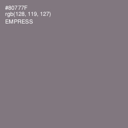 #80777F - Empress Color Image