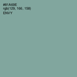 #81A69E - Envy Color Image
