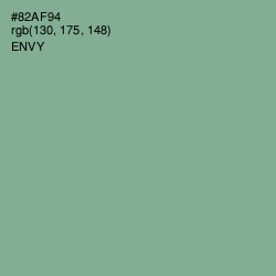 #82AF94 - Envy Color Image