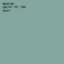 #83A79E - Envy Color Image