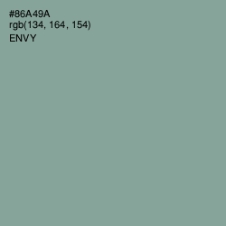 #86A49A - Envy Color Image