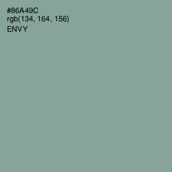 #86A49C - Envy Color Image