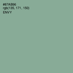 #87AB96 - Envy Color Image