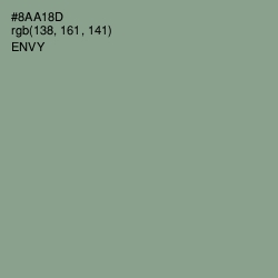 #8AA18D - Envy Color Image