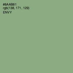 #8AAB81 - Envy Color Image