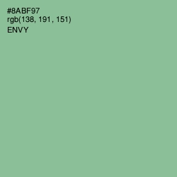 #8ABF97 - Envy Color Image