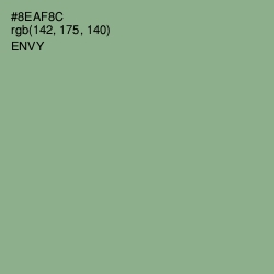 #8EAF8C - Envy Color Image