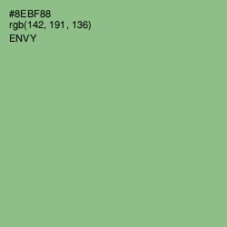 #8EBF88 - Envy Color Image