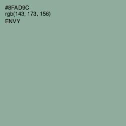 #8FAD9C - Envy Color Image