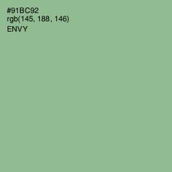 #91BC92 - Envy Color Image