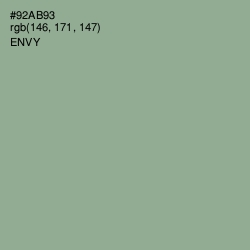 #92AB93 - Envy Color Image