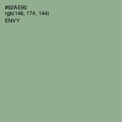 #92AE90 - Envy Color Image