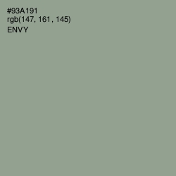 #93A191 - Envy Color Image
