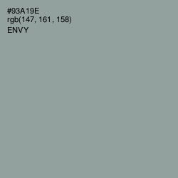 #93A19E - Envy Color Image