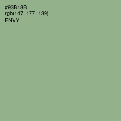 #93B18B - Envy Color Image