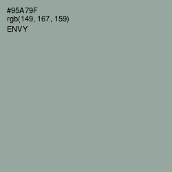 #95A79F - Envy Color Image
