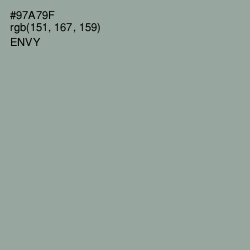 #97A79F - Envy Color Image