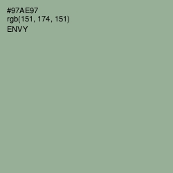#97AE97 - Envy Color Image