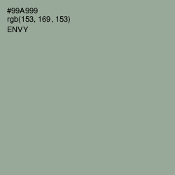 #99A999 - Envy Color Image