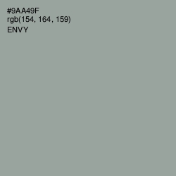 #9AA49F - Envy Color Image