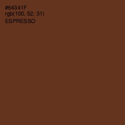 #64341F - Espresso Color Image