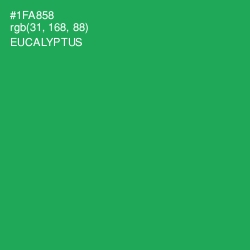 #1FA858 - Eucalyptus Color Image
