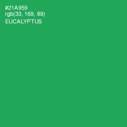 #21A959 - Eucalyptus Color Image