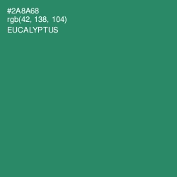 #2A8A68 - Eucalyptus Color Image