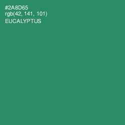 #2A8D65 - Eucalyptus Color Image