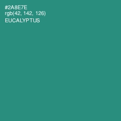 #2A8E7E - Eucalyptus Color Image