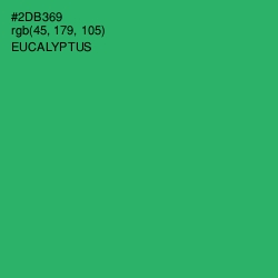 #2DB369 - Eucalyptus Color Image